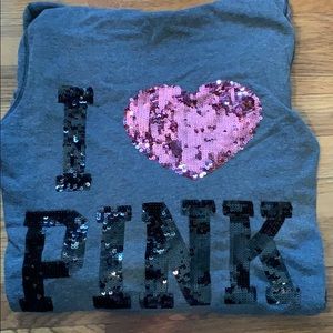 VS Pink sequins sweatshirt